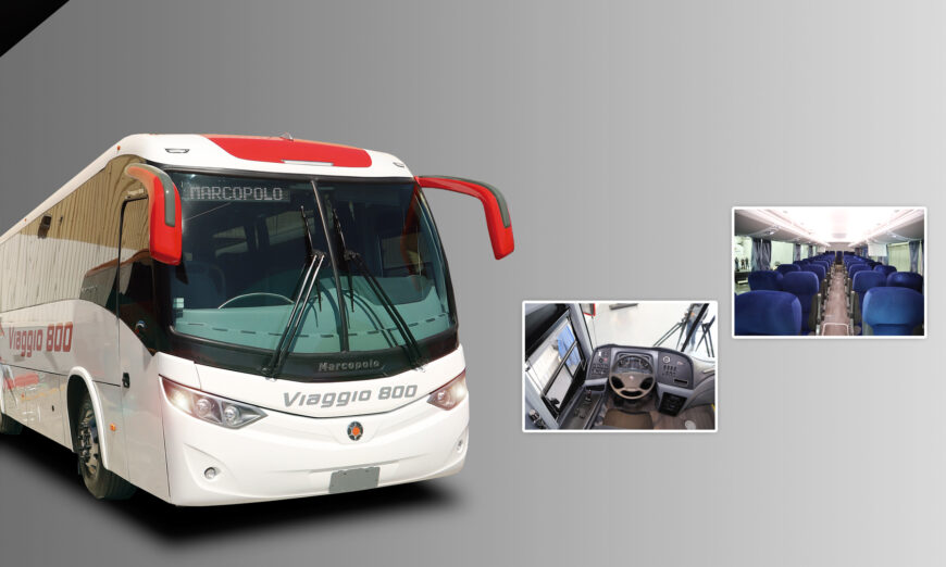 Marcopolo lanza al mercado mexicano el nuevo Viaggio 800, un autobús pensado y creado 100% en México