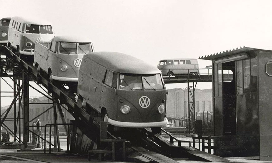 6 generaciones del VW Transporter