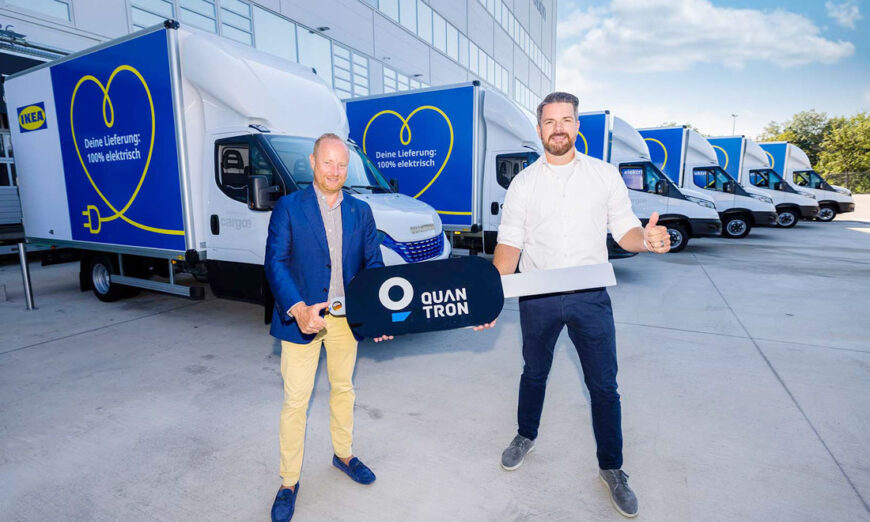 IKEA recibe 30 transportadores eléctricos de QUANTRON