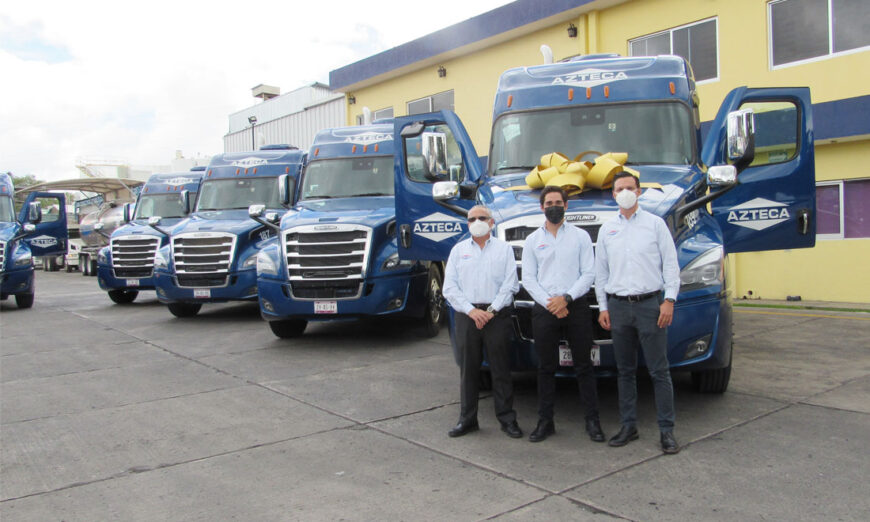 Conquista Freightliner a Transportes Azteca