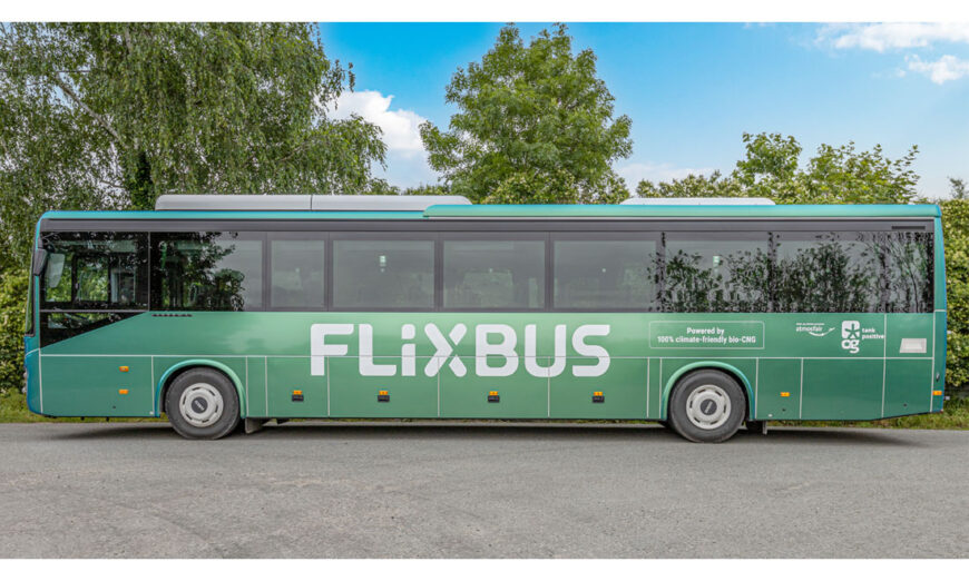 FlixBus lanza los primeros autobuses de biogás