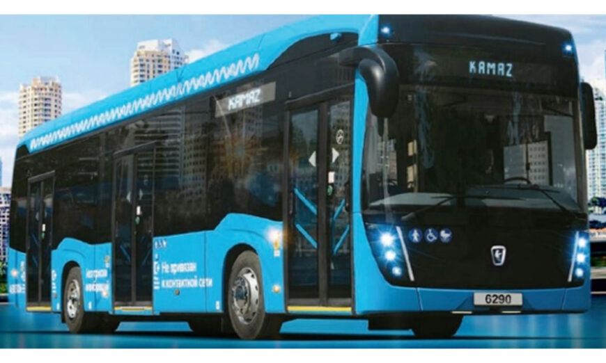 Primer autobús de Kamaz impulsado por hidrógeno