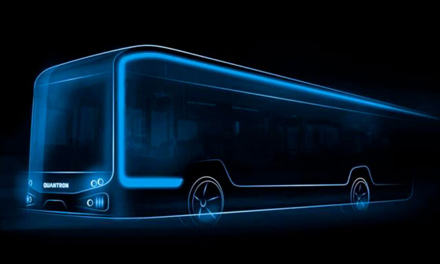 Estreno mundial: Quantron lanza autobús eléctrico de 12 metros