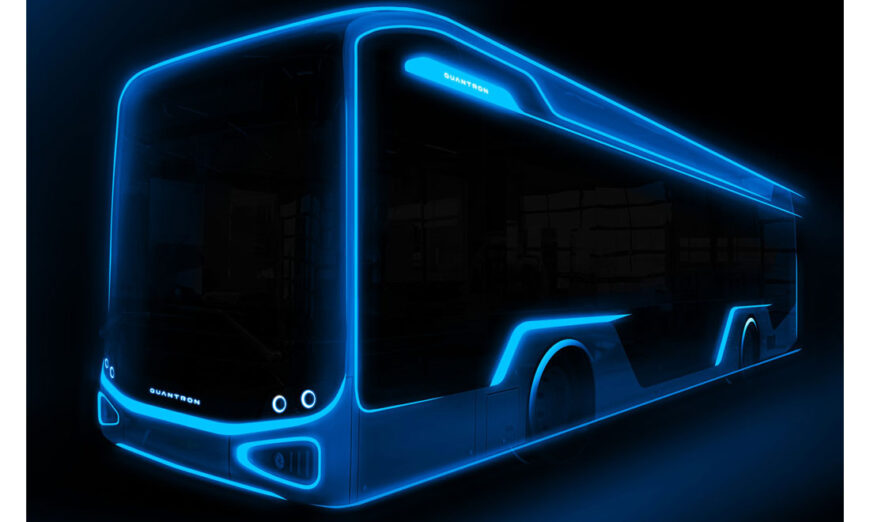 QUANTRON presenta autobús urbano totalmente eléctrico de 12 m