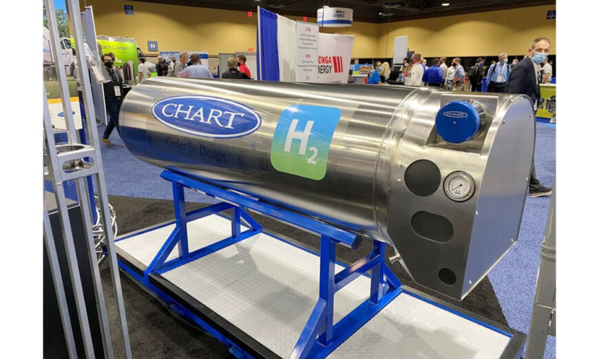 Ballard y Chart prueban sistema de pila de combustible con hidrógeno líquido para camiones pesados en Estados Unidos