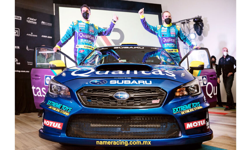 Alista el Quálitas Subaru Rally Team de Pancho Name y Armando Zapata un 2022 lleno de competencias.