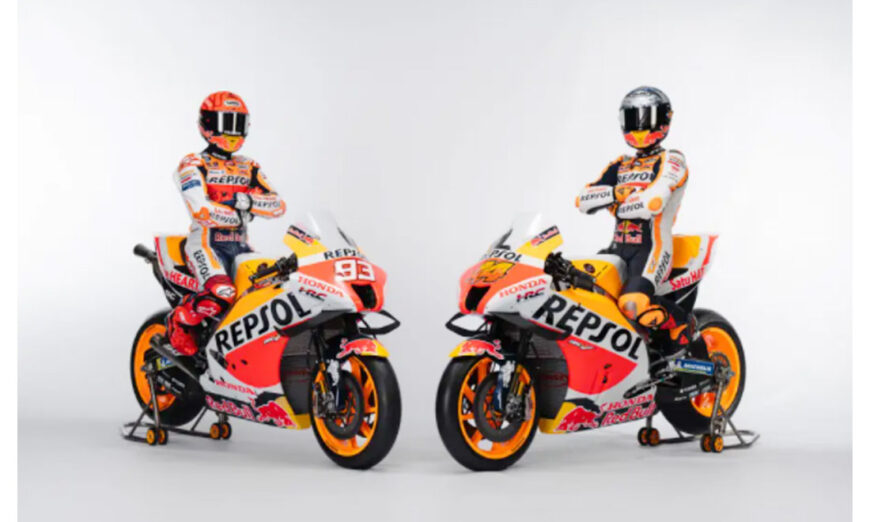 El equipo Repsol Honda, listo para el reto 2022