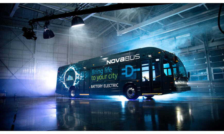 Nova Bus y su nuevo vehículo eléctrico de batería LFSe