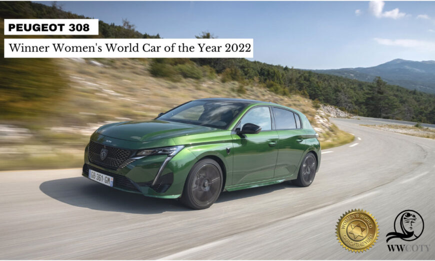 PEUGEOT 308 ganador absoluto del“Women’s World Car of the Year 2022”