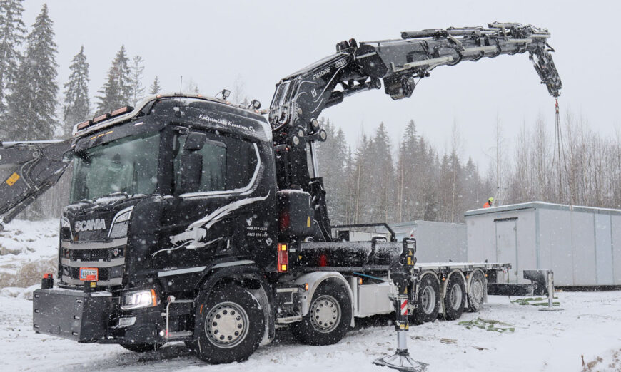 La primera Fassi F1450R-HXP Techno ya está operativa en Finlandia