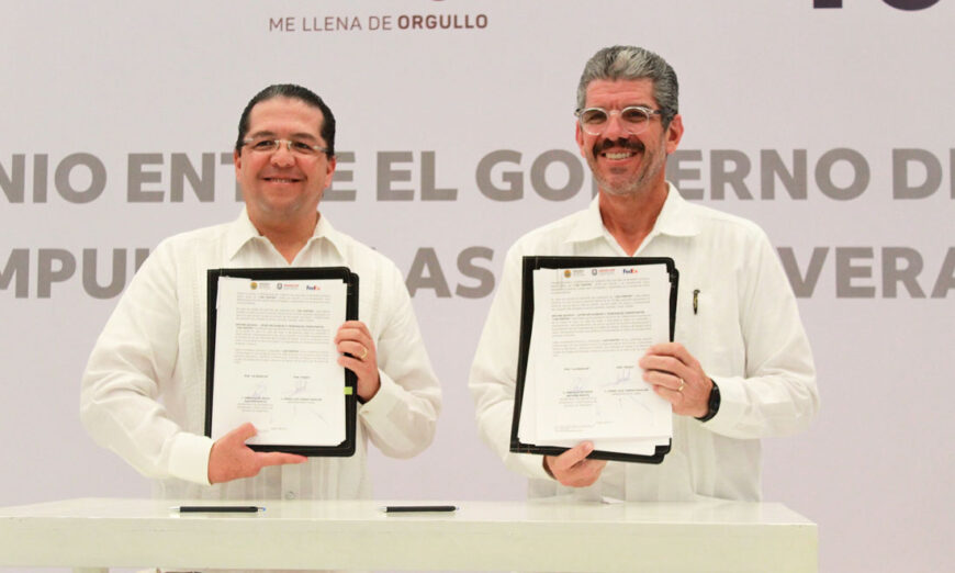FedEx y el Estado de Veracruz firman Convenio de Colaboración para favorecer el crecimiento de las MIPyMEs