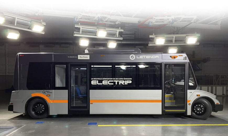 Electrip un autobús eléctrico urbano para el crudo invierno de Canadá