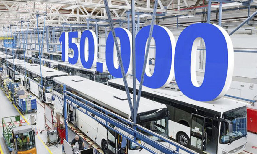 La planta de autobuses de IVECO en la República Checa ha alcanzado el hito de 150.000 autobuses producidos