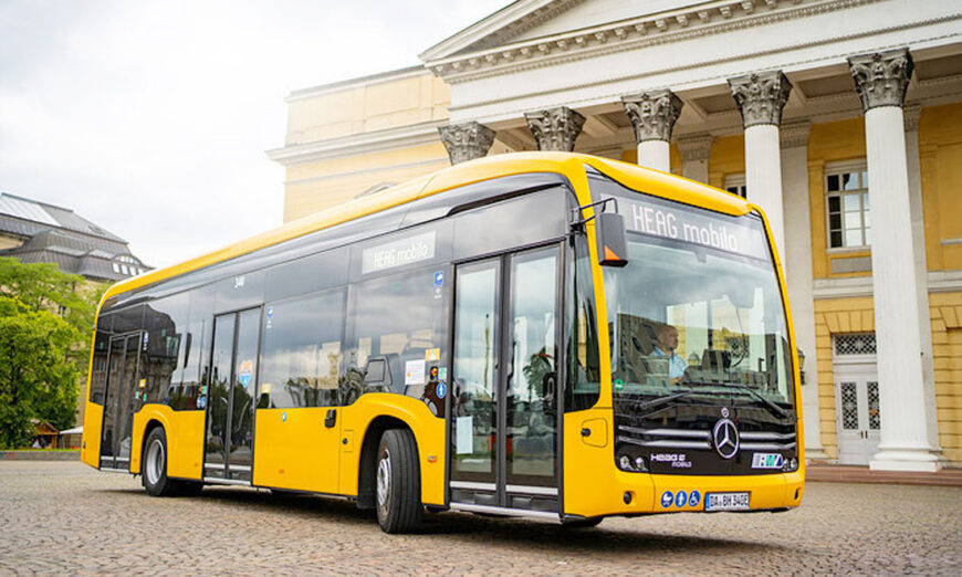 Mercedes-Benz Autobuses entregó15 autobuses eCitaro para Ludwigshafen, Alemania
