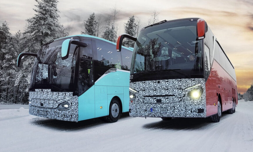 Setra corre pruebas de su próxima generación de autobuses ComfortClass y TopClass