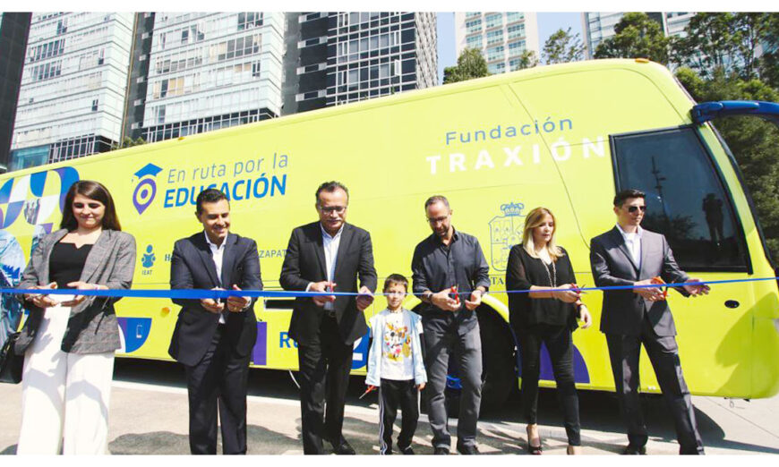 Fundación Traxión va ‘En Ruta por la Educación’ de Tabasco