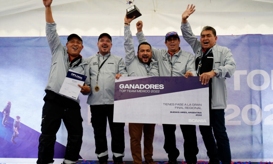 Scania México tiene finalista para Top Team Latinoamérica