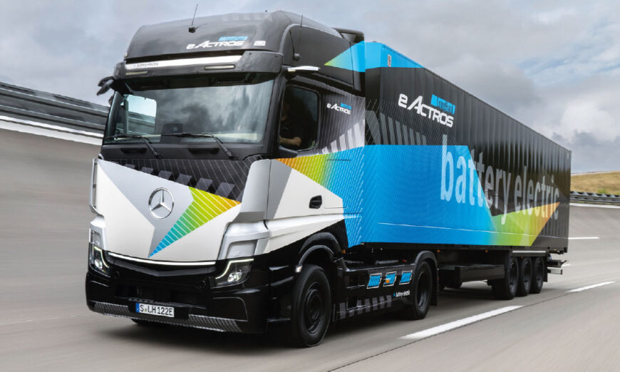 Mercedes-Benz eActros de larga distancia gana el Premio a la Innovación de Camiones 2023