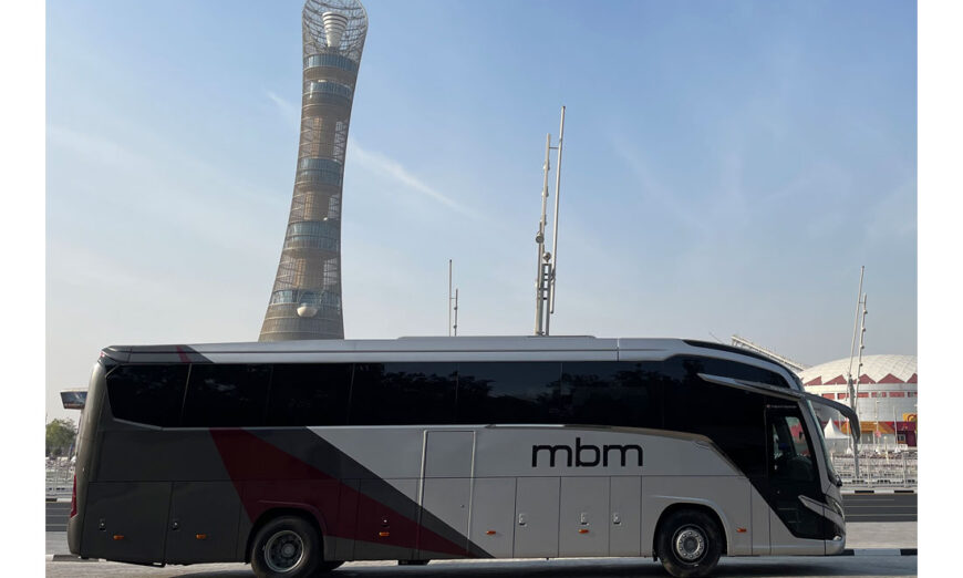 Marcopolo suministra autobuses para la copa del mundo de fútbol 2022, en QATAR