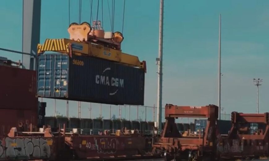 Hutchison Ports LCT concreta el traslado del primer tren de bloque con hasta 250 contenedores