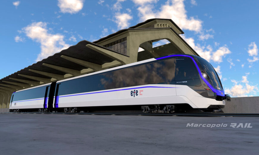 MARCOPOLO RAIL amplia su actuación, ahora en el mercado internacional, con el suministro de trenes para Chile