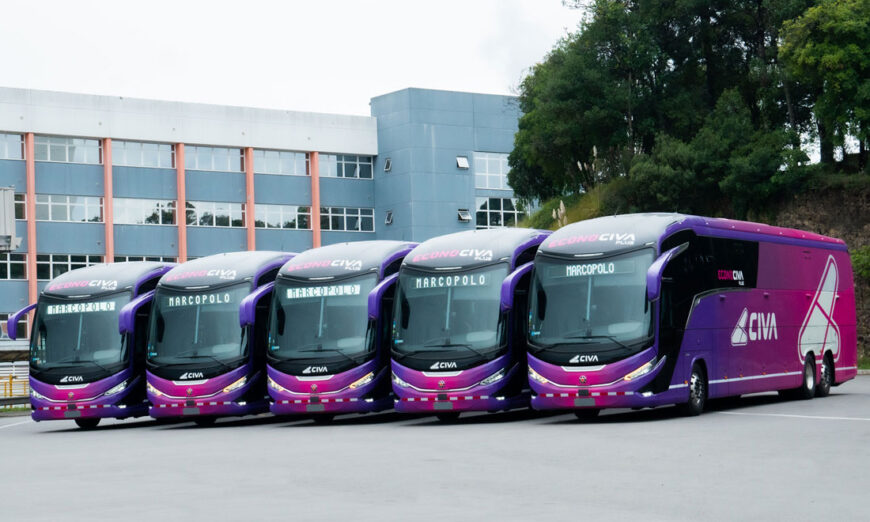 CIVA, de PERÚ, adquiere nuevos autobuses Marcopolo Paradiso G8 1350