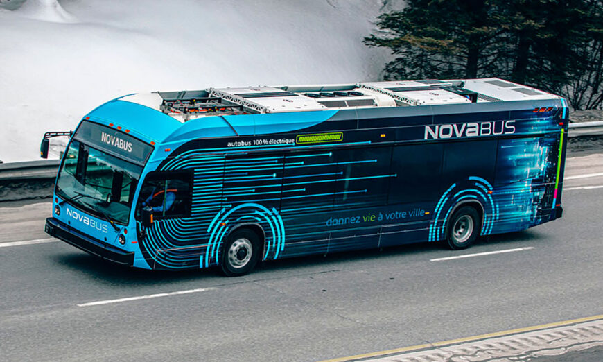 Nova Bus el autobús eléctrico más grande de América del Norte