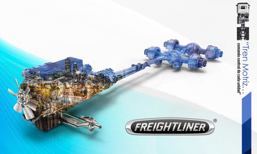Freightliner cuenta con una oferta de tren motriz propietario desde rango ligero hasta rango pesado