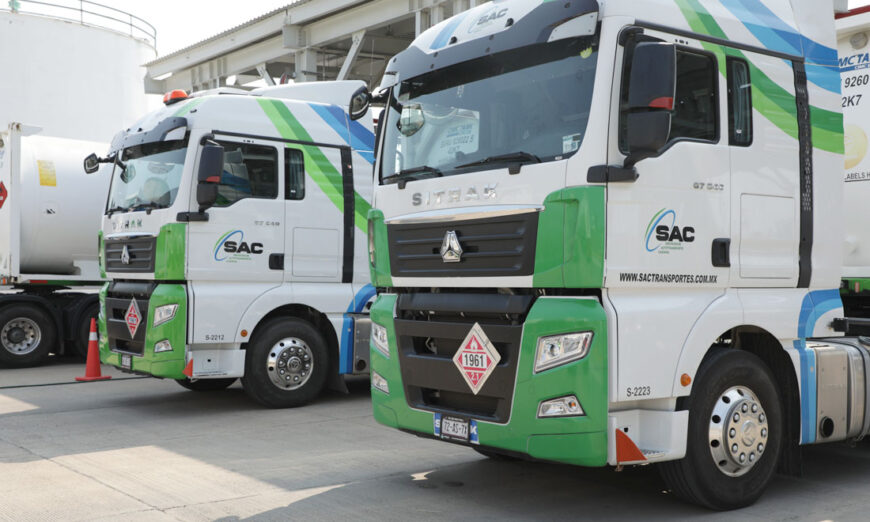 SAC Transportes aumenta su flota de tractocamiones impulsada por gas natural licuado