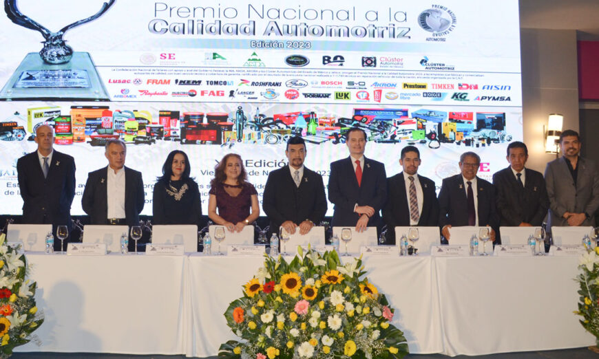 CNT realiza el vigésimo primero Premio Nacional a la Calidad Automotriz