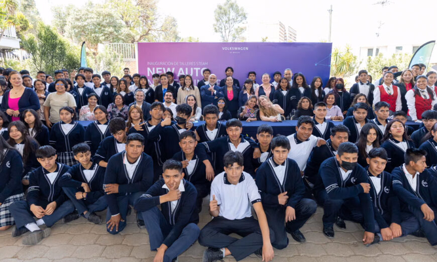 Volkswagen de México lanza programa de talleres en disciplinas STEM para estudiantes en Puebla y Guanajuato