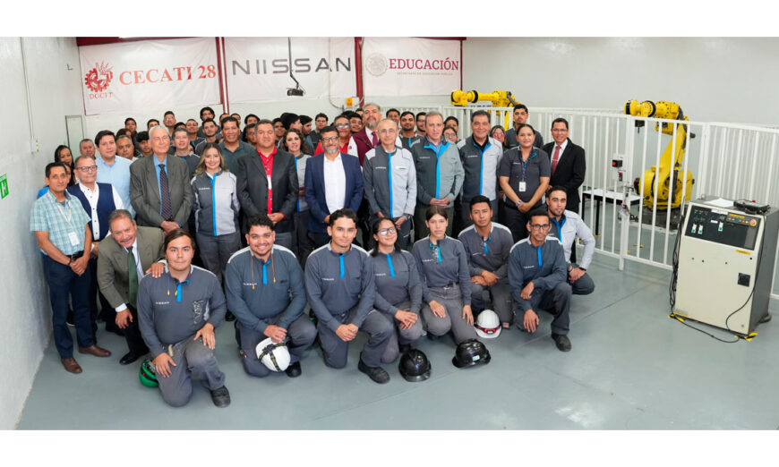 Nissan Mexicana realiza donación de robots en su compromiso con la educación de futuras generaciones