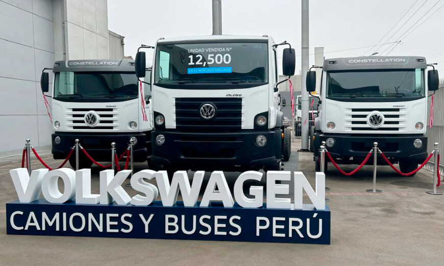 Volkswagen Camiones y Buses supera las 12.500 unidades vendidas en Perú