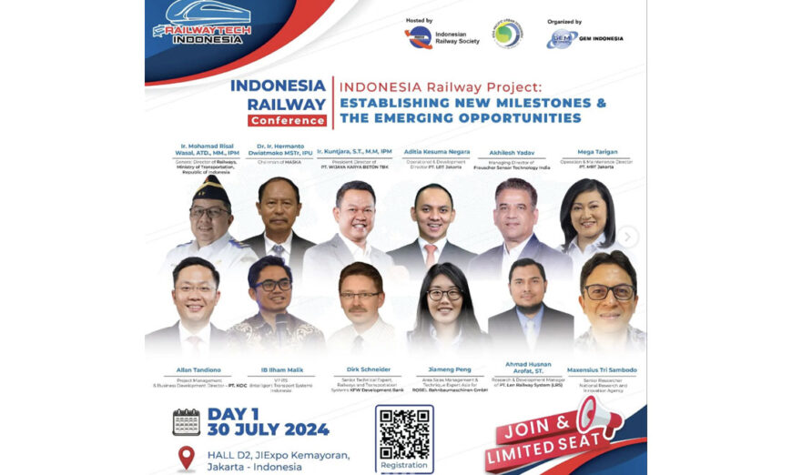 Railwaytech Indonesia 2024 Expo y la Indonesia Railway Conference 2024 (IRC 2024)