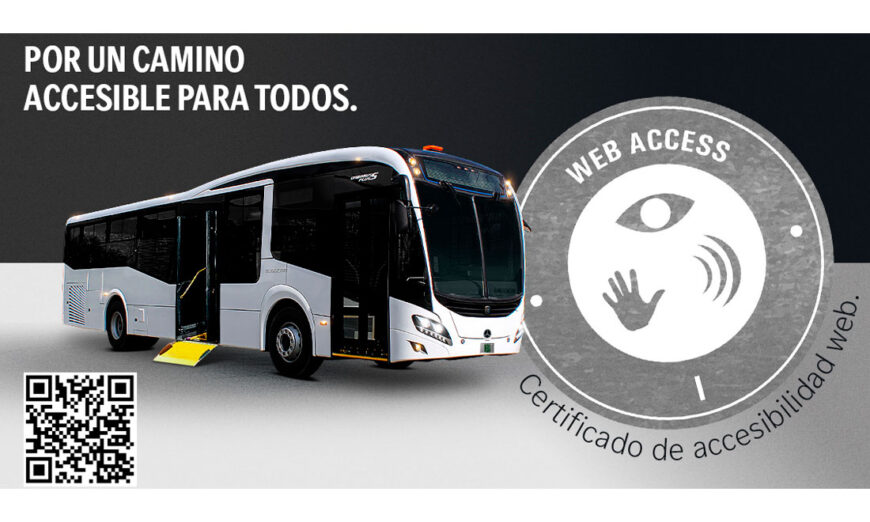 Obtiene Mercedes-Benz Autobuses el Certificado de Accesibilidad Digital