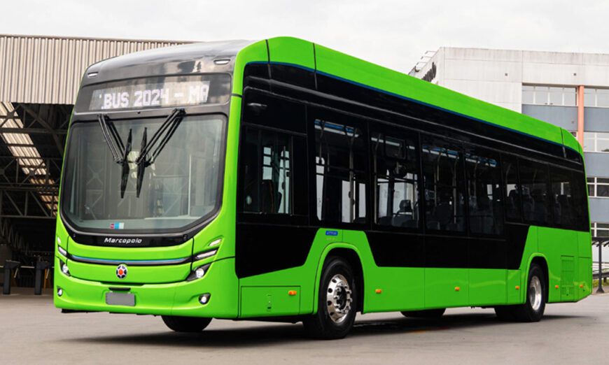 Marcopolo presenta vehículos eléctricos e híbridos en Lat.Bus centrándose en la descarbonización del transporte