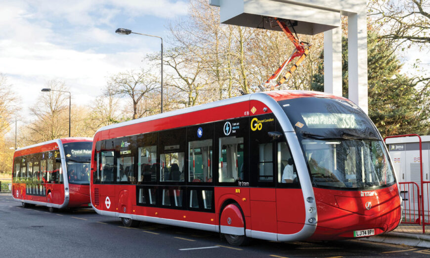 Los primeros Irizar ie trams empiezan a circular en la línea 358, en Londres